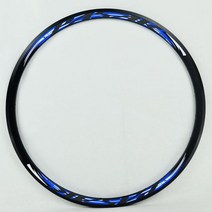 로드 자전거 휠셋 카본 림 도로 700c 도로 30mm 높이 19mm 너비 알루미늄합금 휠 클린처 2024hole ma, 블루 20홀 1개