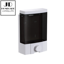 1000ML 대용량 모던 심플 욕실 비누통 샴프통 린스 물비누 디스펜서, 투명화이트