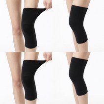 소프트 무릎 보온 보호대 2P S 블랙 압박무릎보호대 무릎관절보호대