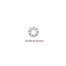 ed 차량용 간판 전광판 WS2812B 5050 RGB Led 디지털 패널 매트릭스 유연한 8x8 16x16 8x32 픽셀 화면 링, 한개옵션1, 03 8Leds Ring W PCB