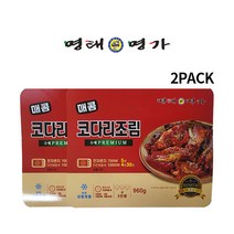 명태명가 수제 Premium 매콤 코다리조림(3인분) 2팩 묶음상품, 3마리 2팩
