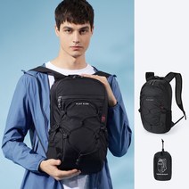 패커블 배낭 20L, 블랙