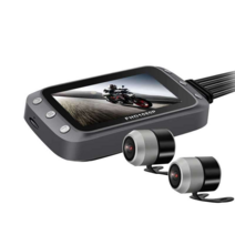 모터사이클 HD 방수 와이파이 듀얼 레코딩 듀얼렌즈, 상세 페이지 참고, 그레이 블랙패키지 2