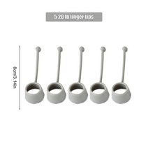 악력기 손 완력기 손가락 운동기구 탄성 실리콘 운동기 강화제 휴대용 팔뚝 그립 운동 세트 5 개, 3.20 lbs