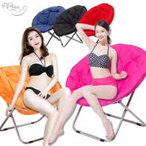 META9메타 접이식침대 릴렉스체어 리클라이너, 핫핑크, 07_메타써클