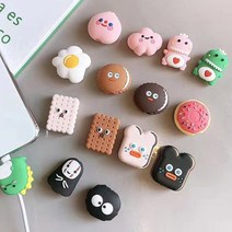 단선예방 캐릭터 충전기 보호캡_1P 케이블 단자커버, 상세 참조, 작은공룡