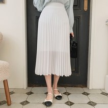 린다샵 젤치크 밴딩 주름 여리 롱 스커트-cpsk5331k32