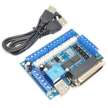 E5BE Professional 5 축 CNC 브레이크 아웃 보드 (스테퍼 모터 드라이버 부품 용 USB 케이블 포함) MACH3, 한개옵션0