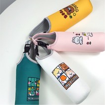 아동용 물병스트랩 텀블러 스트랩 물통 보틀 파우치 가방 주머니 물병주머니, 스트랩 텀블러백 화이트