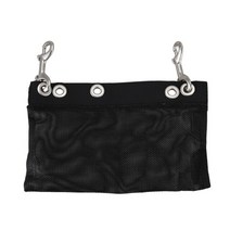 스쿠버 다이빙 SMB 안전 소시지 표면 부이 소형 휴대용 내구성 스쿠버 다이빙 헤비 듀티 smb marker buoy bag mesh storage pocket for 다이빙, 검은색