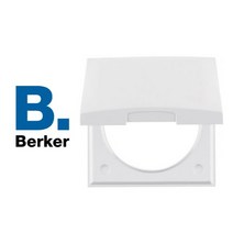 버커 콘센트/스위치 1구 힌지 커버-화이트 캠핑카 카라반 모터홈 RV 차박용 차량용 안전커버