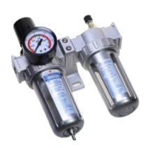 유수분리기S고성능-400 BSP Thread Air Compressor Treatment Filter Regulator Oil Water Separator Trap, 01 1/2
