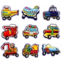 [색칠풍선]47-002 그리기풍선/자동차/비행기 [바퀴세트포함], 레미콘