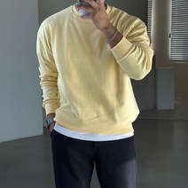 간빠레 남녀공용 봄가을겨울 루즈핏 무지 맨투맨