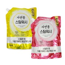 (Top100) 샤인빈 자연퐁 스팀워시 주방세제 리필 1리터 _1499EA, 사과향, 본상품선택