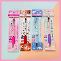 제트스트림 3색볼펜 0.5mm / 마이멜로디 헬로키티 (산리오 4종)