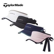 [테일러메이드(골프)] 테일러메이드 2022 여성 하이크라운 리본 바이저 TD205, 선택:핑크