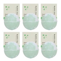 버블데이 배쓰밤 거품 입욕제 피톤치드 100g 6개, 80g, 1개