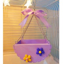 야외그네햄스터 해먹 스윙 친칠라 장난감 나무 걸이 침대 애완 동물 바구니 용품, 02 Purple