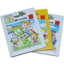 슬라이딩퍼즐 캐릭터36p/ 둘리 햄토리 공룡 그림 조각맞추기 학습놀이완구 장난감 어린이선물