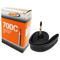 (바이크7) CST 700x25c 프레스타 4.8cm / 700C 로드 픽시 하이브리드 경량 자전거튜브, 1개