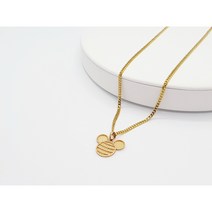 18K 쥐띠 아기목걸이
