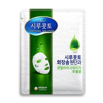 시루콧토 마스크팩10매 - 수딩(병풀추출물) Shirukotto Mask Pack 10ct - Soothing