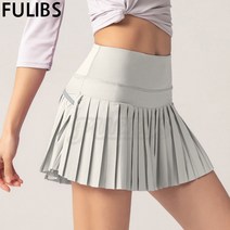 FULIBS여름 여자 무광 테니스 스커트