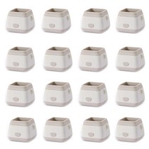 네오짱 실리콘 의자다리 소음방지 커버 사각 16p, 화이트