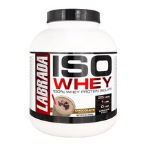 Labrada 라브라다 ISO WHEY 5파운드 순수 WPI 초코 맛, 1통, 5lb