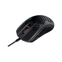 HyperX Pulsefire Haste – 게임용 마우스 초경량 59g Honeycomb Shell 육각형 디자인 RGB HyperFlex USB 케이블 최대 160, 01- Black, Wired_Pulsefire Haste | Mouse