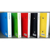 오피스존 HD A5 PP 레버클립 화일 세금철 펀치레스 거래명세서철, 파랑