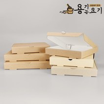 [용기는요기] 크라프트 무지 10인치 피자박스 (100개), 100개, 1개