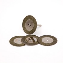 미니 다이아몬드 커팅 휠 절삭 원형날/컷팅날(35mm), 기본구성: 날 2개+연결봉1개+보관상자1개