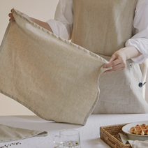 코르(corr) 키친크로스 S, 오트밀(린넨면) 2P