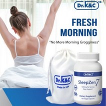 미국 닥터케이앤씨 슬립젠7 1200mg 100캡슐 수면 굿잠 영양제 기분좋은 하루, 5%할인 슬립젠7 1200mg 2개