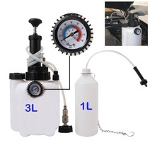 브레이크패드 보조 조수석 3L + 1L 자동차 브레이크 블 리더 키트 장치 대용량 오일 교환기 펌프 펌핑 도구, 01 1 Set