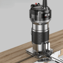 트리머 목재 절단 엣지가공 홈파기 라우터 루터, 알루미늄바디+케이스+날12종