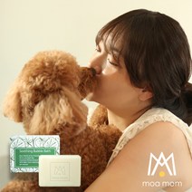 모아맘 강아지 비누 천연 발세정제 애견 새끼강아지 드라이 발비누 피부병 샴푸 120g, 2+1개