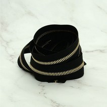 가죽공예 - 금속 지퍼 쇠지퍼 자크 zipper 3호 5호 골드 니켈 *50cm 단위* 연결판매, 5호 니켈, Ivory 49