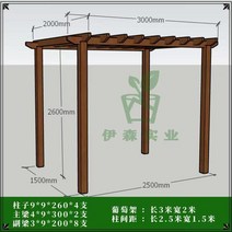 원두막 정자 시스템파고라 정원 안뜰 옥상 대형 펜스 오두막 설치, A  3 x 2 x 2 m