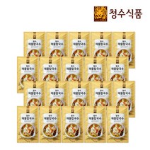 청수식품 [청수식품] 해물 칼국수 1인분 110g 20개 (총 20인분), 단품없음, 상세 설명 참조
