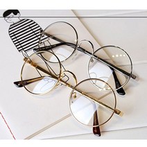 동글안경 뿔테안경 안경테 철테안경.[W566611]