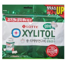 롯데자일리톨 오리지날 껌 리필, 105g, 3개