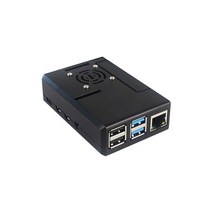라즈베리 파이 4 모델 B ABS 케이스 블랙 투명 플라스틱 Prectective 상자 4B 3.5 인치 LCD 터치 스크린, [02] Case B