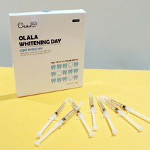 [오라라] 화이트닝데이 자가 셀프 치아 미백 제 젤 겔, [정품] 화이트닝데이 7개입 치아미백제
