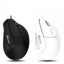 큐센 QSENN M310 버티컬 마우스 (화이트)