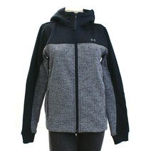 [122859]Under Armour 언더아머 콜드기어 UA 상승 블랙 헤링본 스웨킷 자켓 여성 NWT
