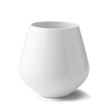 Royal Copenhagen 로얄코펜하겐 화이트 플루티드 피겨린 도자기 베이스 화병 꽃병 L (20.5cm)
