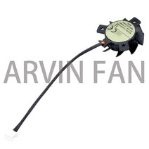미니 환풍기 배풍기 송풍기 공업용용 컴퓨터 냉각 팬 Z490 마더보드 라우터 직경 37mm 구멍 거리 26mm 3 핀 12V 0.14A T124010SH